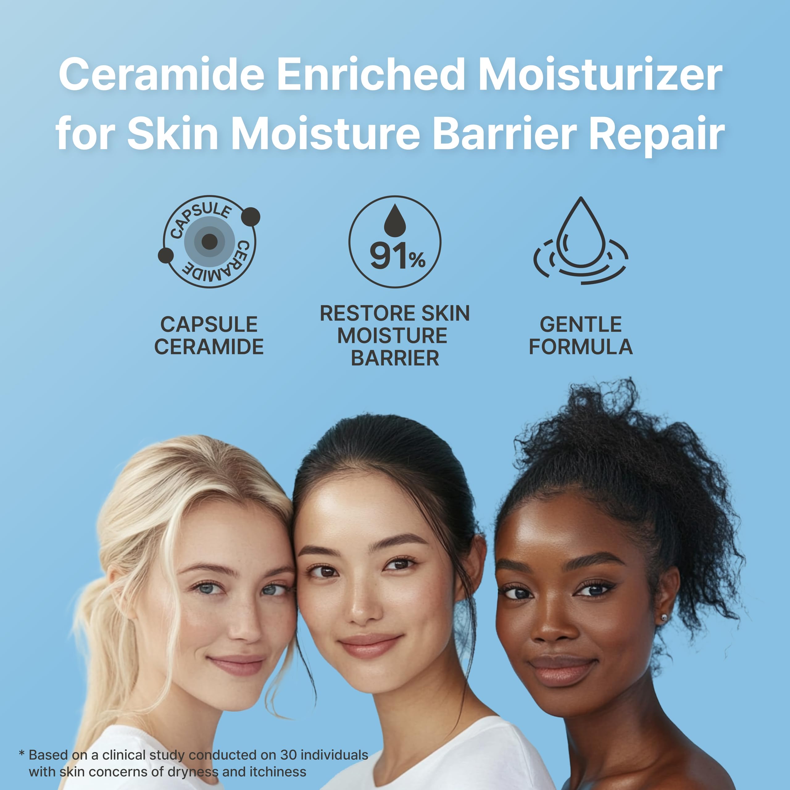 Illiyoon Ceramide Ato Cream on hand ready for gentle moisturizing.
