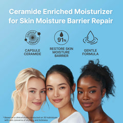 Illiyoon Ceramide Ato Cream on hand ready for gentle moisturizing.