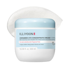 Illiyoon Ceramide Ato Cream packaging for easy daily use.