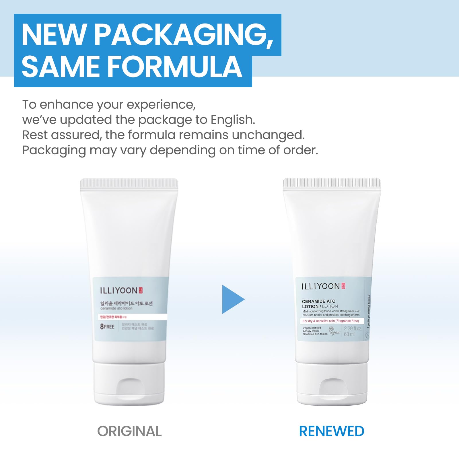 Illiyoon Ceramide Ato Lotion barrier illustration emphasizes ceramide-based protection