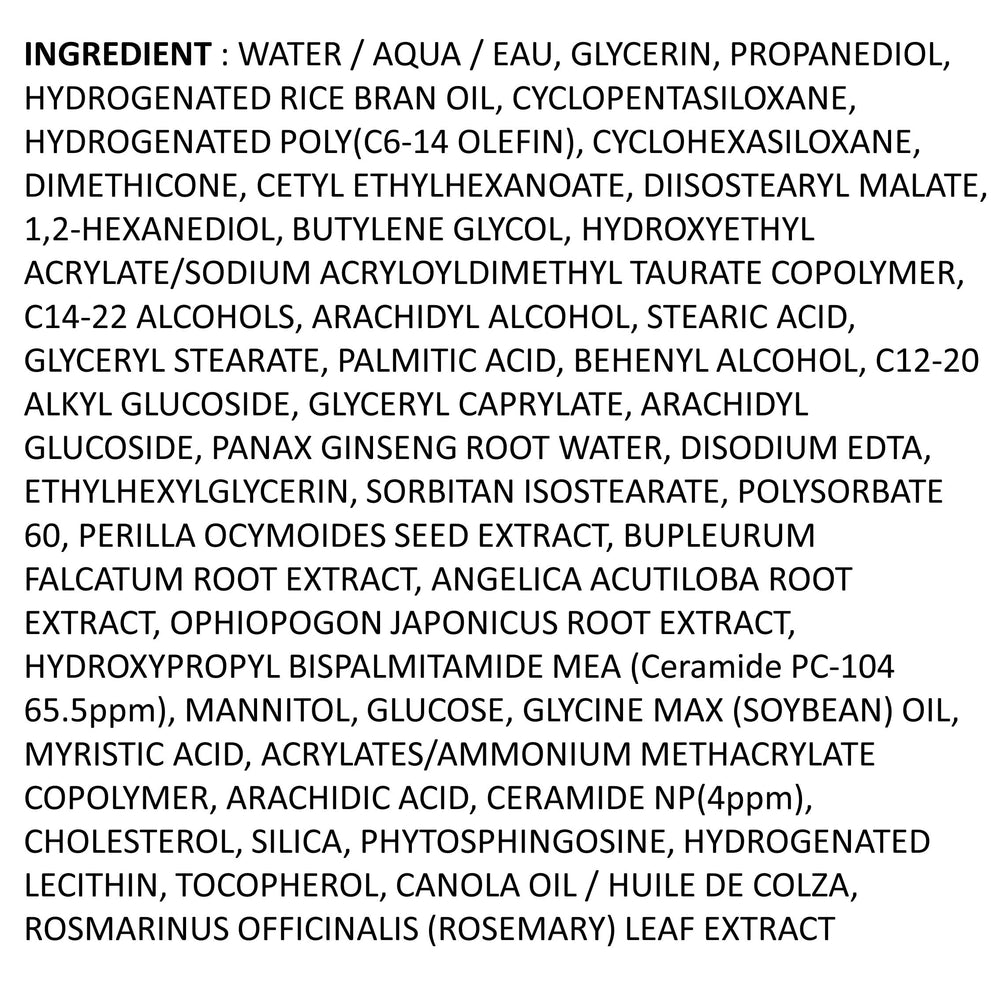 Illiyoon Ceramide Ato Lotion ingredients capsules show stabilized ceramides for absorption