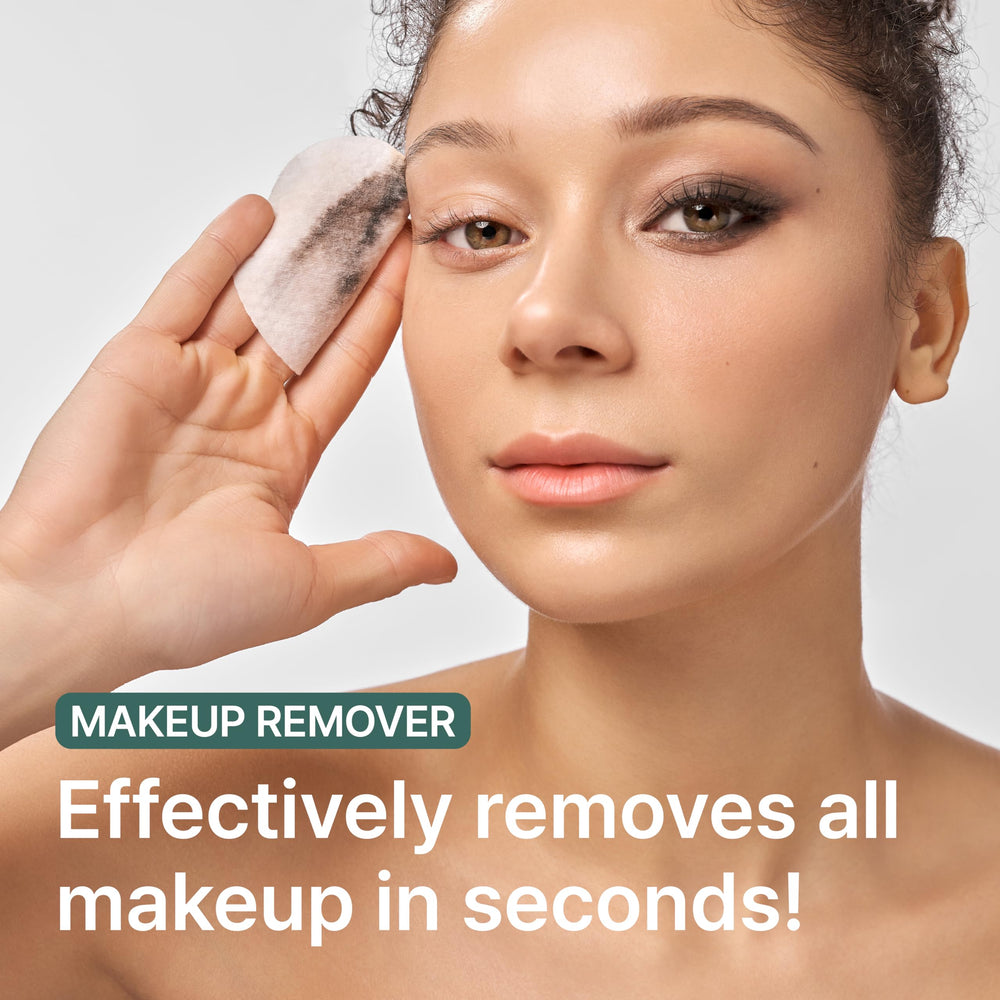 Illiyoon Gentle Deep Eye Makeup Remover shaken-emulsion shows oil and water mix for easy lift.