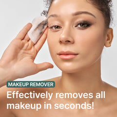 Illiyoon Gentle Deep Eye Makeup Remover shaken-emulsion shows oil and water mix for easy lift.