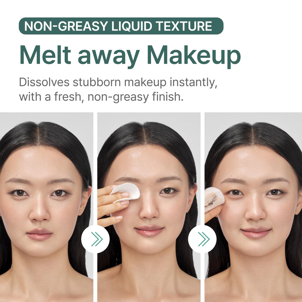 Illiyoon Gentle Deep Eye Makeup Remover vegan-label signals clean beauty standard.