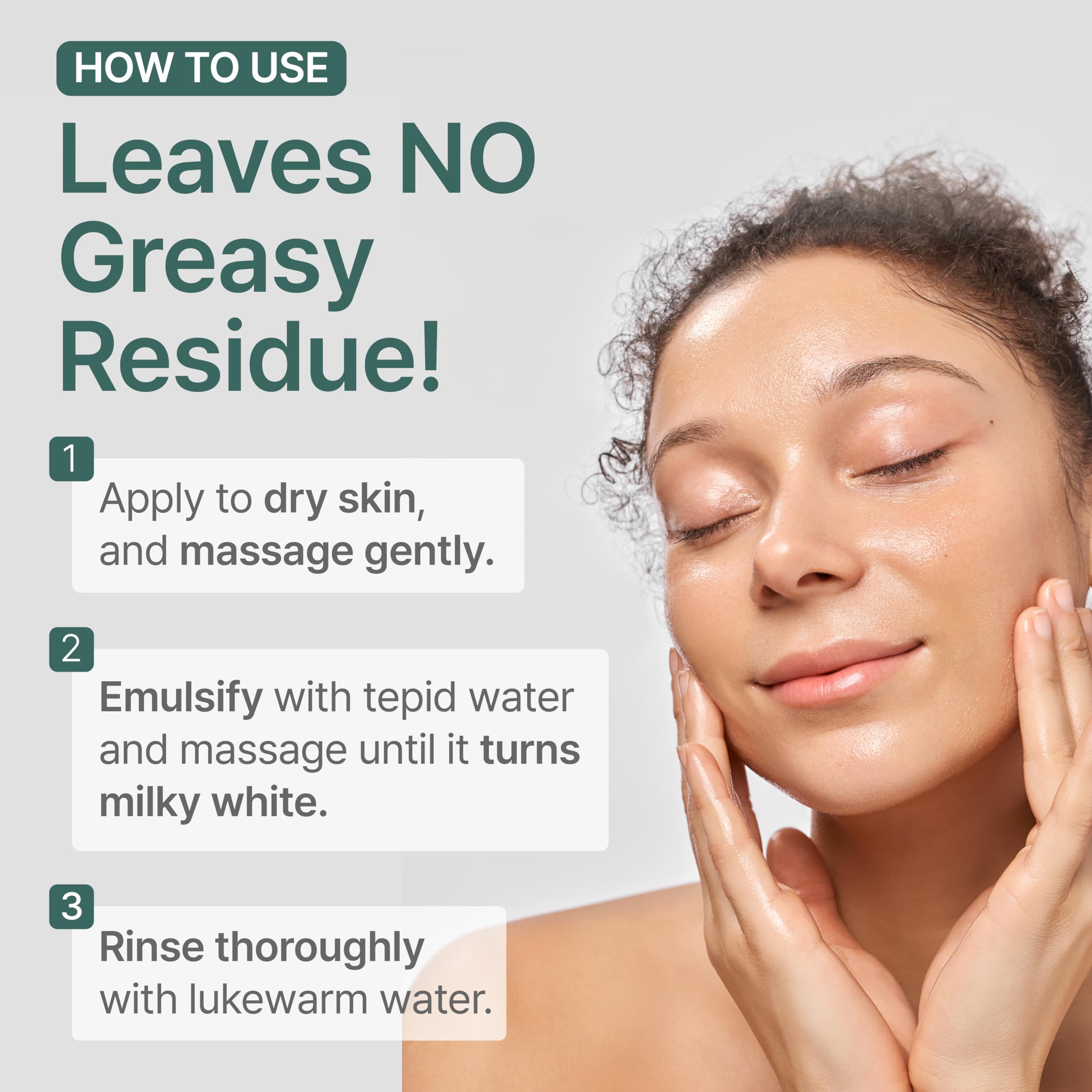 Illiyoon skin-sensitivity testing result image indicates safety for troubled skin