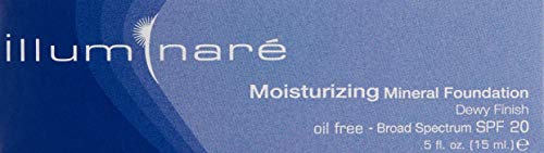 ILLUMINARÉ Portofino Porcelain foundation swirl demonstrates buildable coverage.