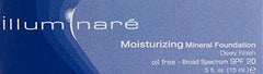 ILLUMINARÉ Portofino Porcelain foundation swirl demonstrates buildable coverage.