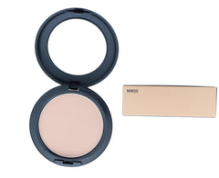 Illuminations MAC Studio Fix compact demonstrates quick one-step application for full coverage.