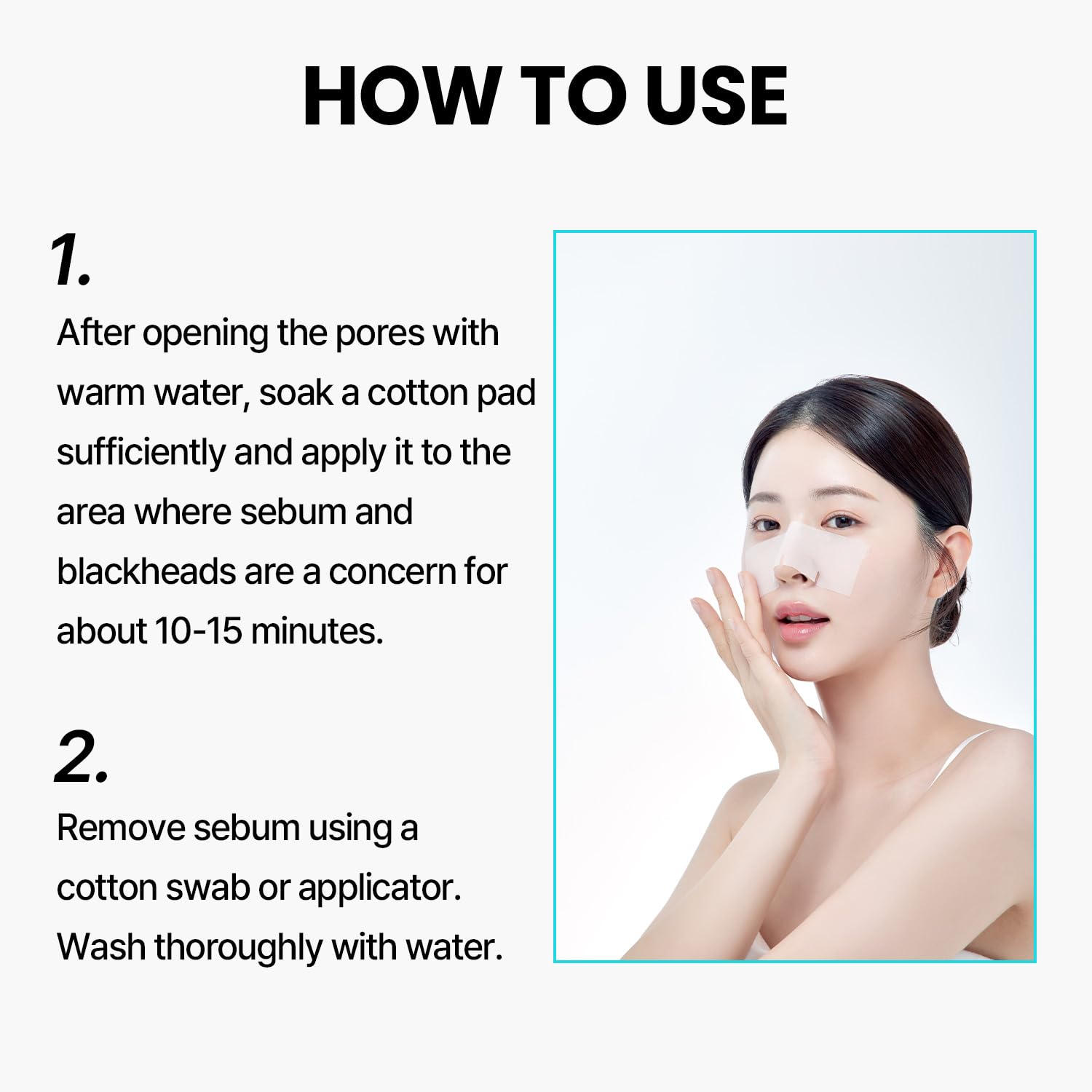 ilso Super Melting Sebum Softener removed sebum closeup shows clean pores