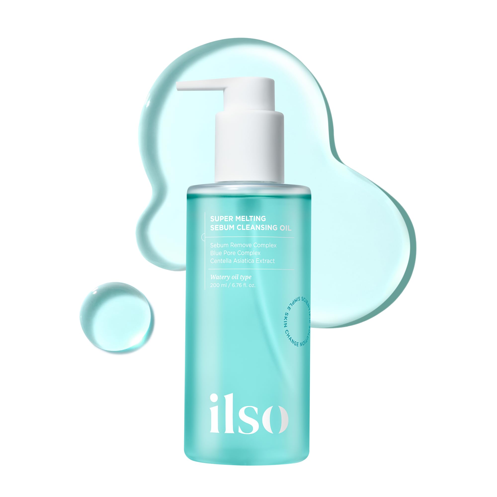 ilso Super Melting Cleansing Oil bottle pump melts makeup and cleanses pores