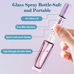 ILZAR nano-mist atomizer delivers a soft, even spray for fragrances.