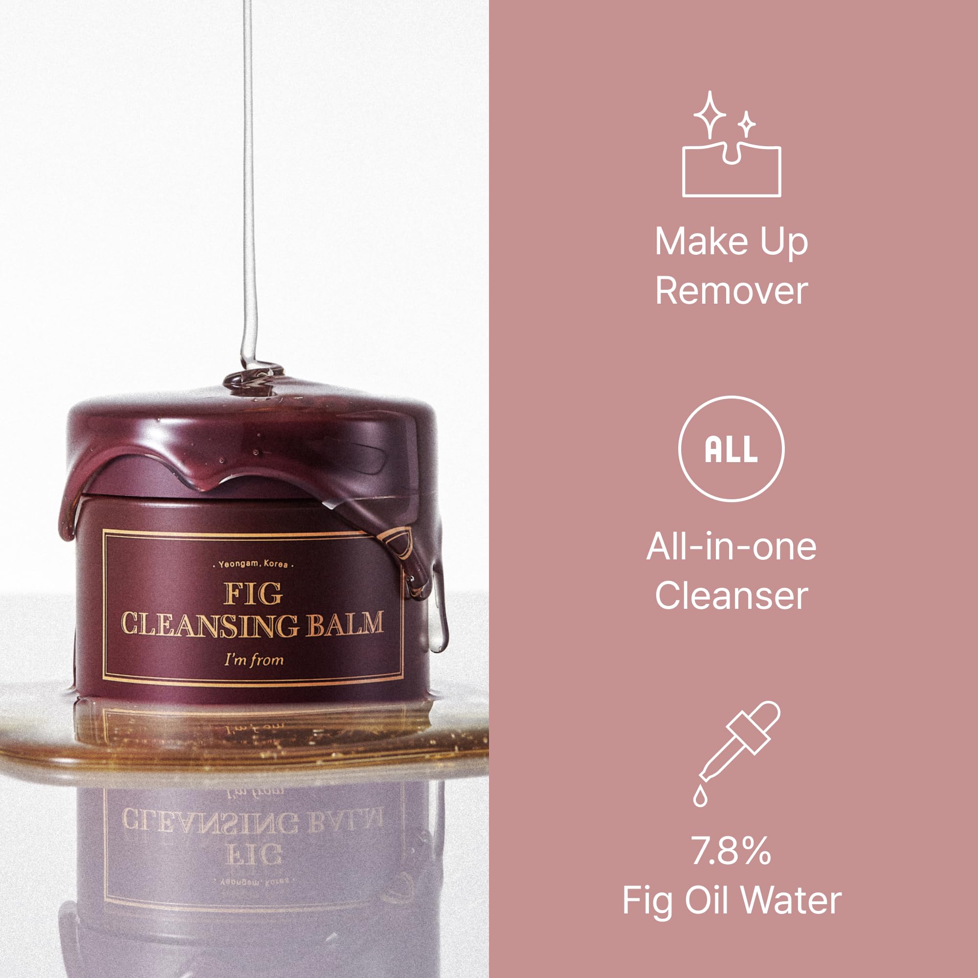 I'm from fig oil water 7-8 percent bottle shows potent exfoliating formula.