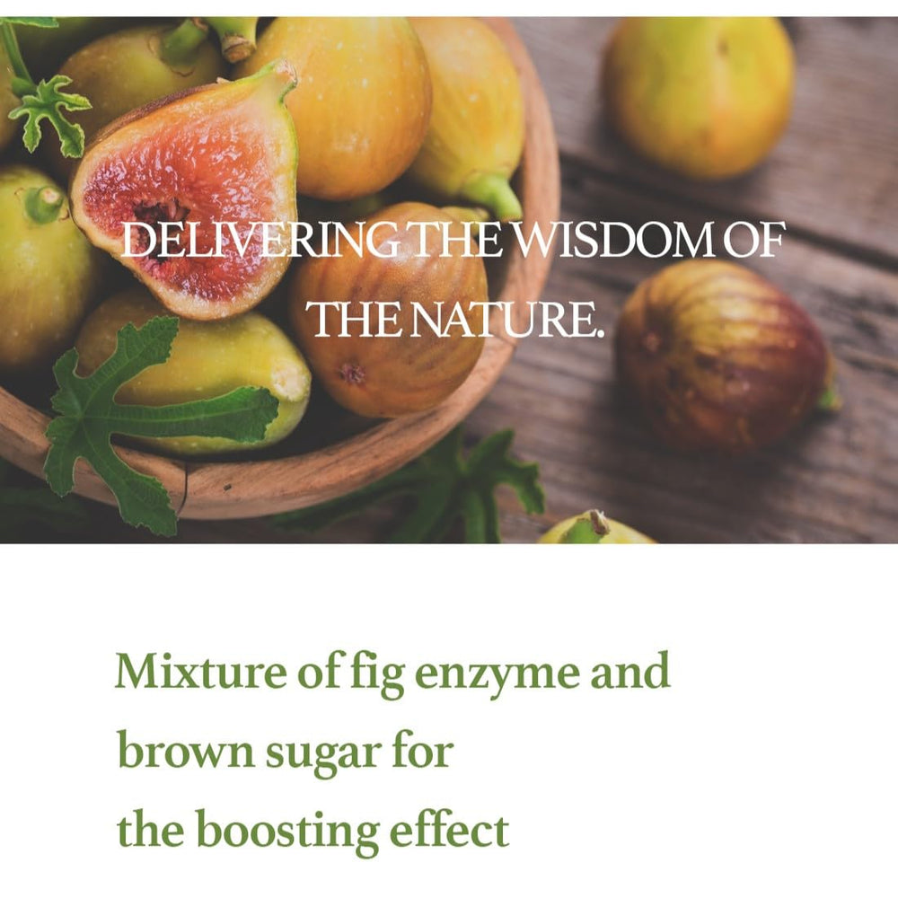 I'm from Fig Scrub Mask application on skin shows quick, gentle exfoliation.