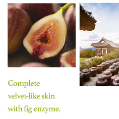 I'm from Fig Scrub Mask fig powder swirl demonstrates natural exfoliation.