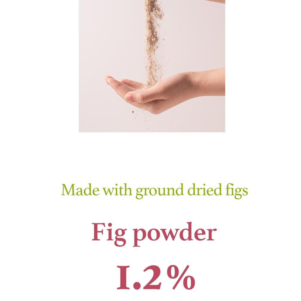I'm from Fig Scrub Mask natural ingredients label demonstrates organic skincare.