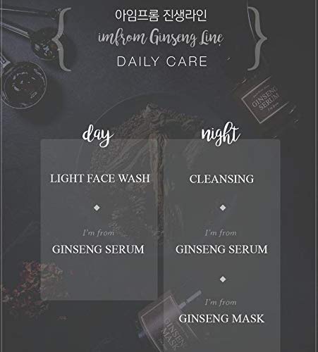 I'm From Ginseng Serum packaging box display implying premium branding and gift-ready skincare.