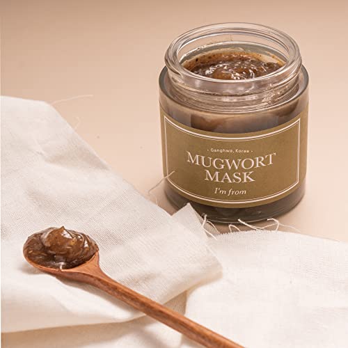 Ground mugwort from Ganghwa Island provides natural extracts in this mask.
