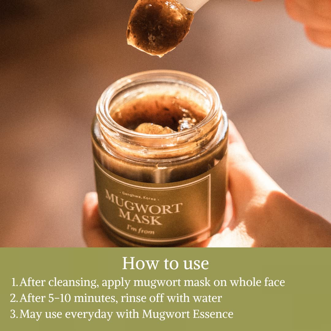 I'm From Mugwort Mask offers a gentle daily-use option for sensitive skin.