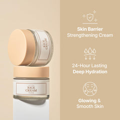 I'm from Rice Cream ceramide barrier-boost for stronger moisture retention