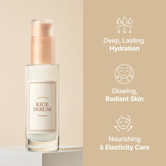 I'm from Rice Serum dropper enables precise application of nourishing serum.