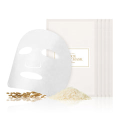 I'm from Rice Sheet Mask Pack of 5 box front showcases premium Korean skincare packaging for hydrated skin.