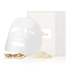 I'm from Rice Sheet Mask milky essence drop delivering creamy moisture for dry skin.