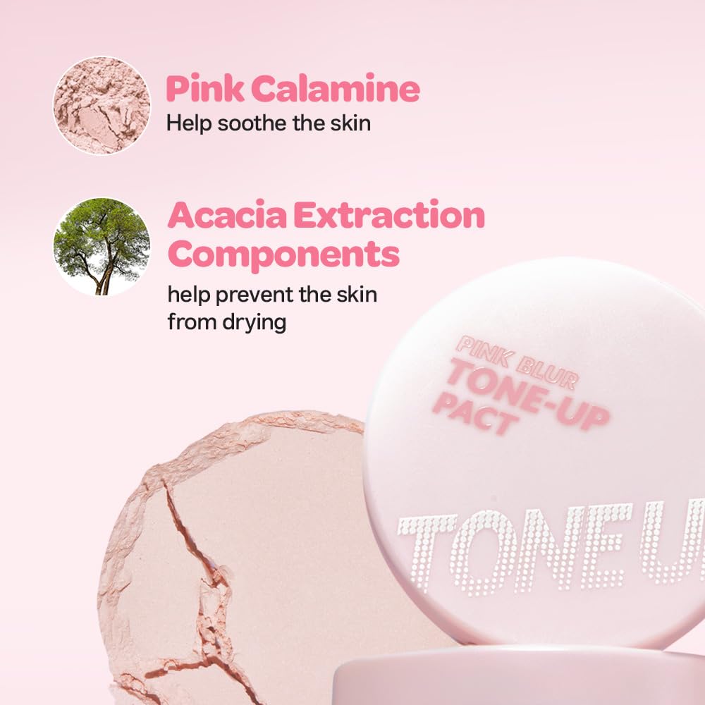 I'M MEME Compact finishes makeup with a matte base and subtle glow