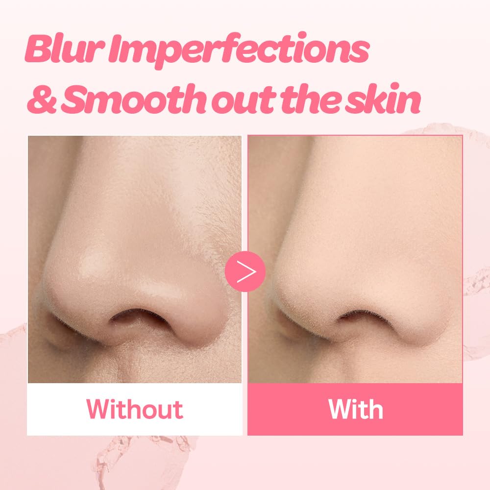 I'M MEME Compact pink calamine formula soothes and helps blur texture