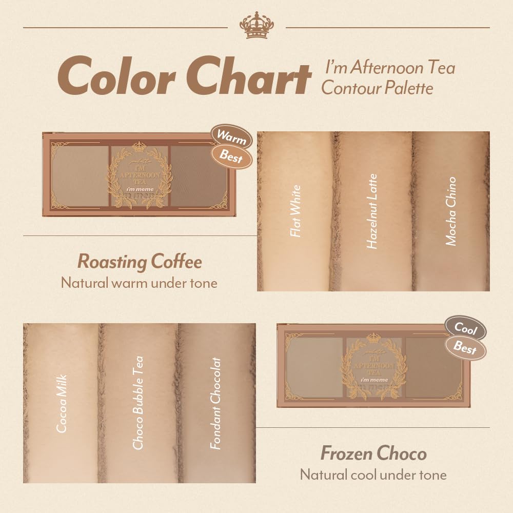 I’M MEME Contour Palette three-shades arrangement highlights balanced shading and depth.