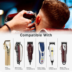 Professional for Wahl Clipper Guards Set, 10 Pcs Coded Cutting Guides #3170-400- 1/16” to 1” Compatible with All Wahl Clippers