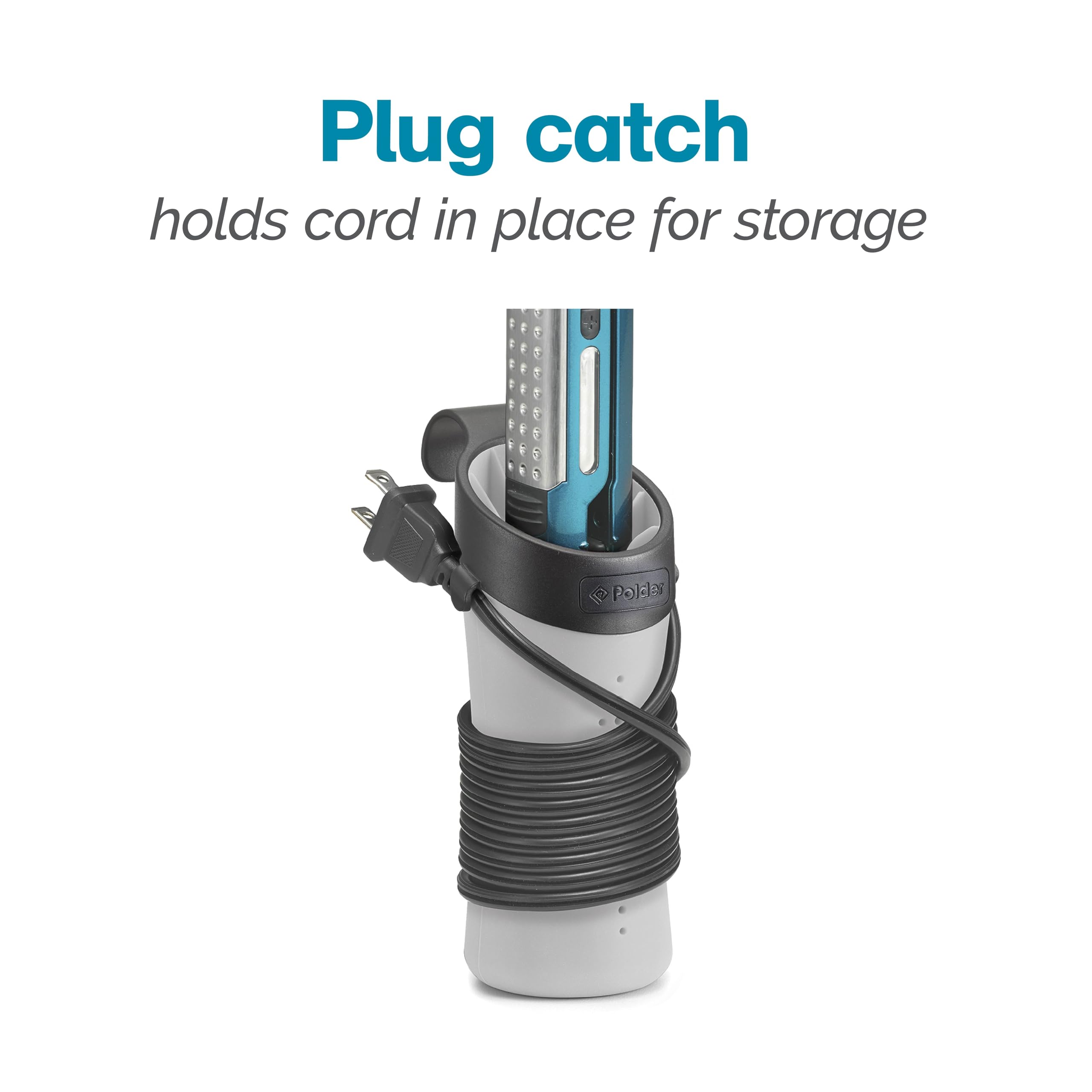 Polder BTH-7030-94 Hot Sleeve Caddy for Curling & Flat Irons – Safe, Compact