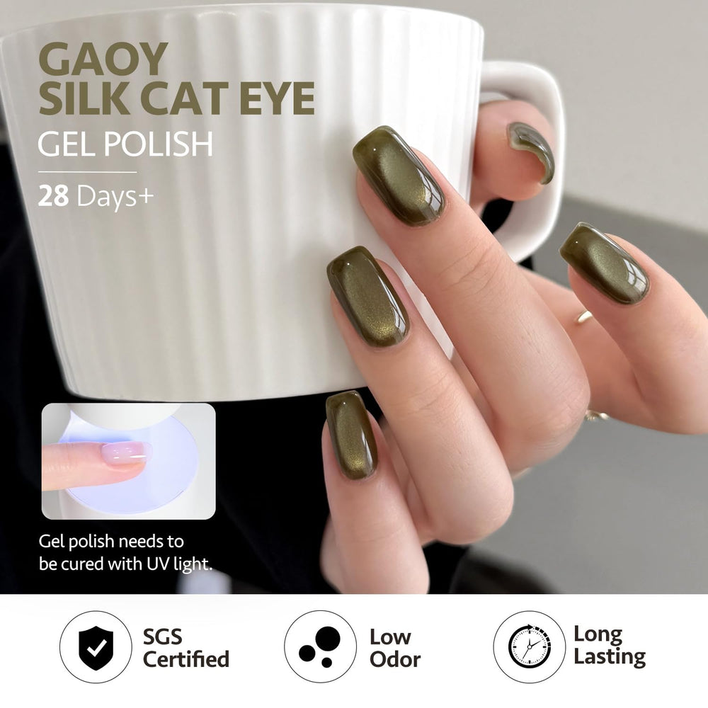 GAOY toxic-free gel polish with lower odor and SGS-certified ingredients for safer home use