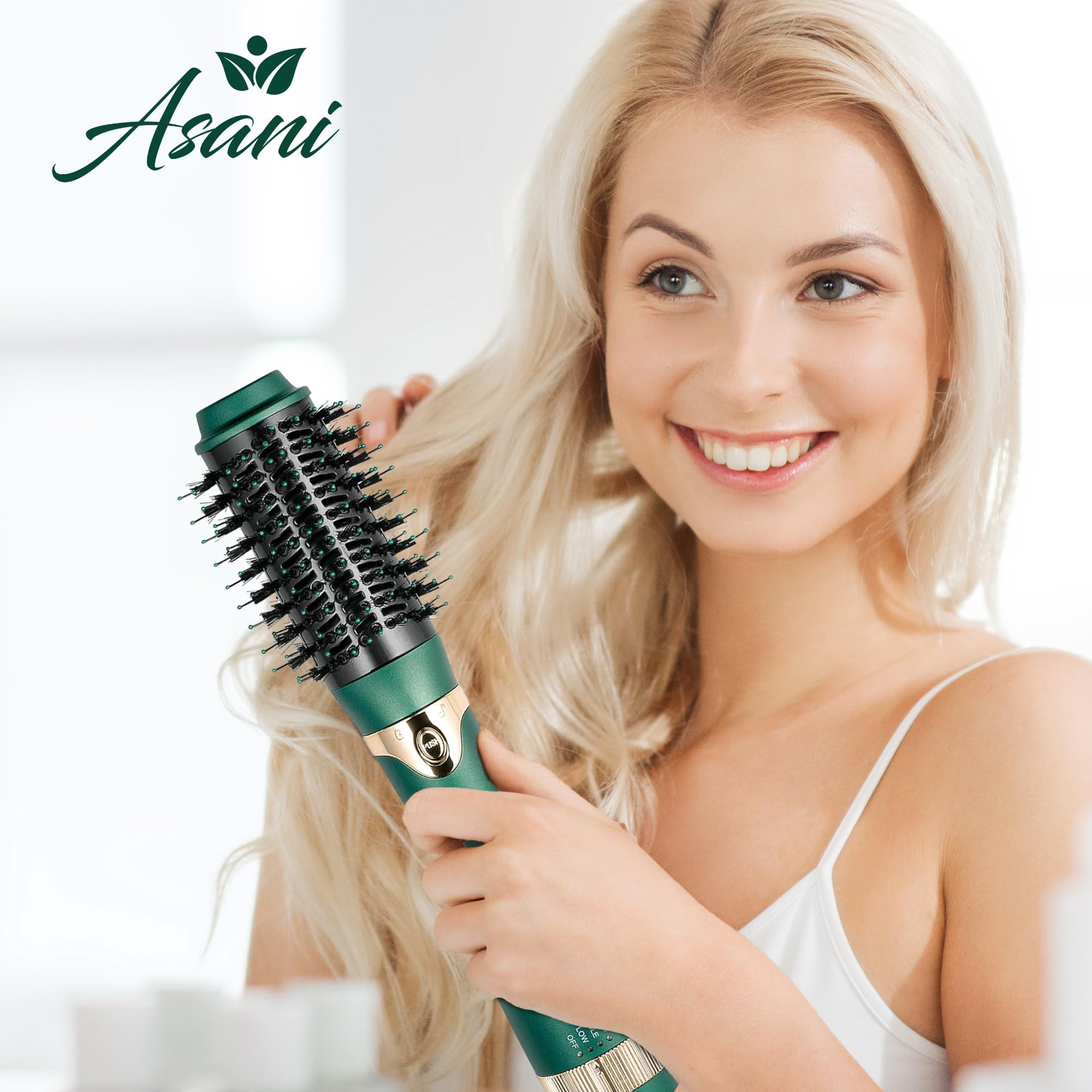 Asani Hot Air Brush | Multipurpose Dryer Brush with Interchangeable Heads