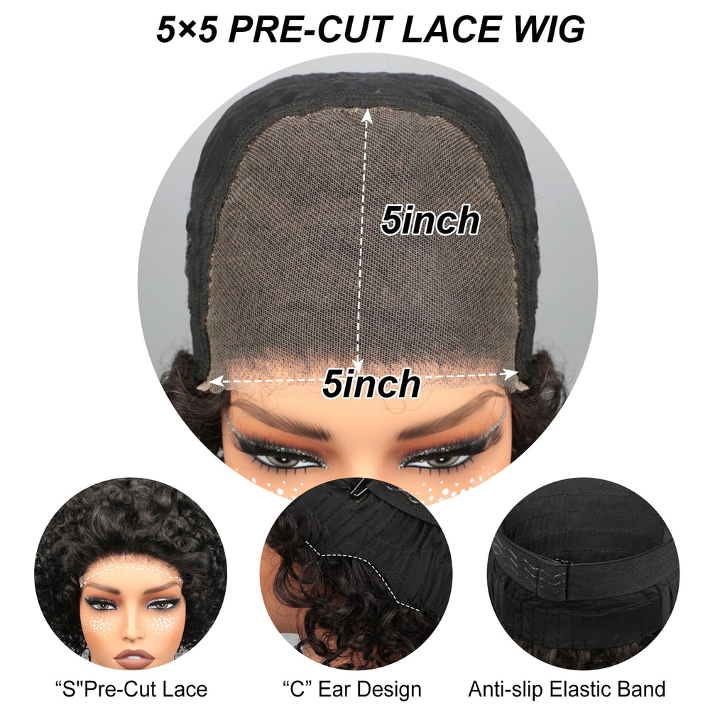IMANI HAIR short curly pixie wig cap inside demonstrates breathable comfort.