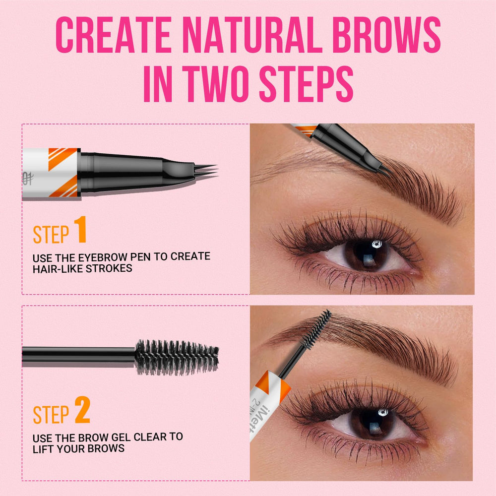 iMethod curved eyebrow pen 24-hour wear for long-lasting arches