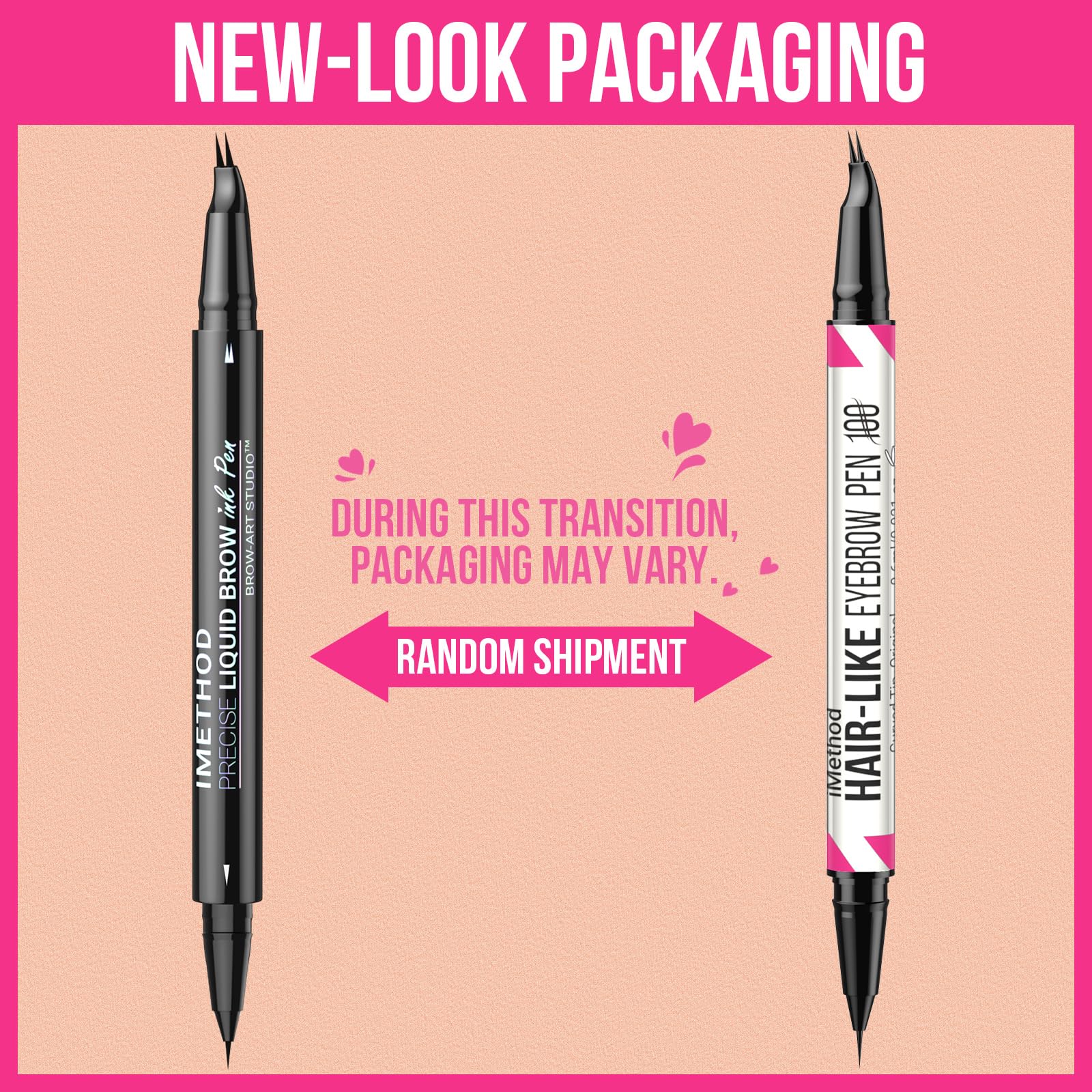 iMethod Curved Eyebrow Pen long wear test demonstrates all-day durability.