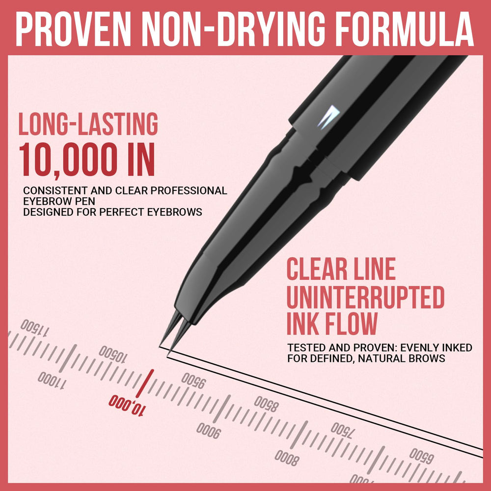 iMethod Curved Eyebrow Pen waterproof-formula prevents smudging during activity