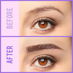 iMethod brow gel clear application showing lift and hold