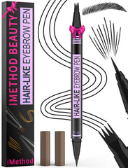iMethod Eyebrow Pen 4-fork-tip closeup creates natural hair-like strokes.
