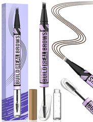 iMethod eyebrow pen 4-fork tip closeup for natural hair-like strokes
