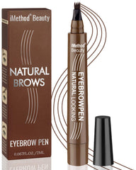 iMethod Eyebrow Pen cap closeup keeps ink fresh for reliable daily use.