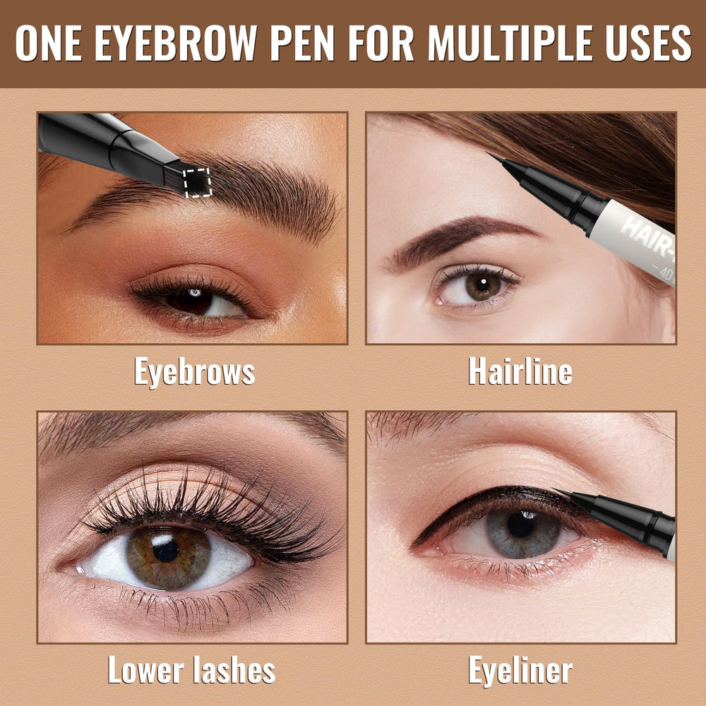 iMethod Eyebrow Pen cap twist-action reveals secure, portable storage.