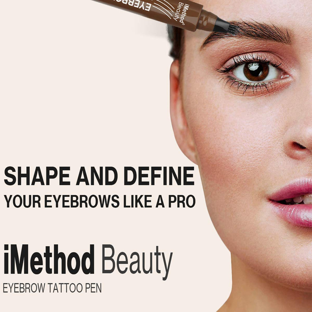 iMethod Eyebrow Pen tip-down storage helps prevent drying out.