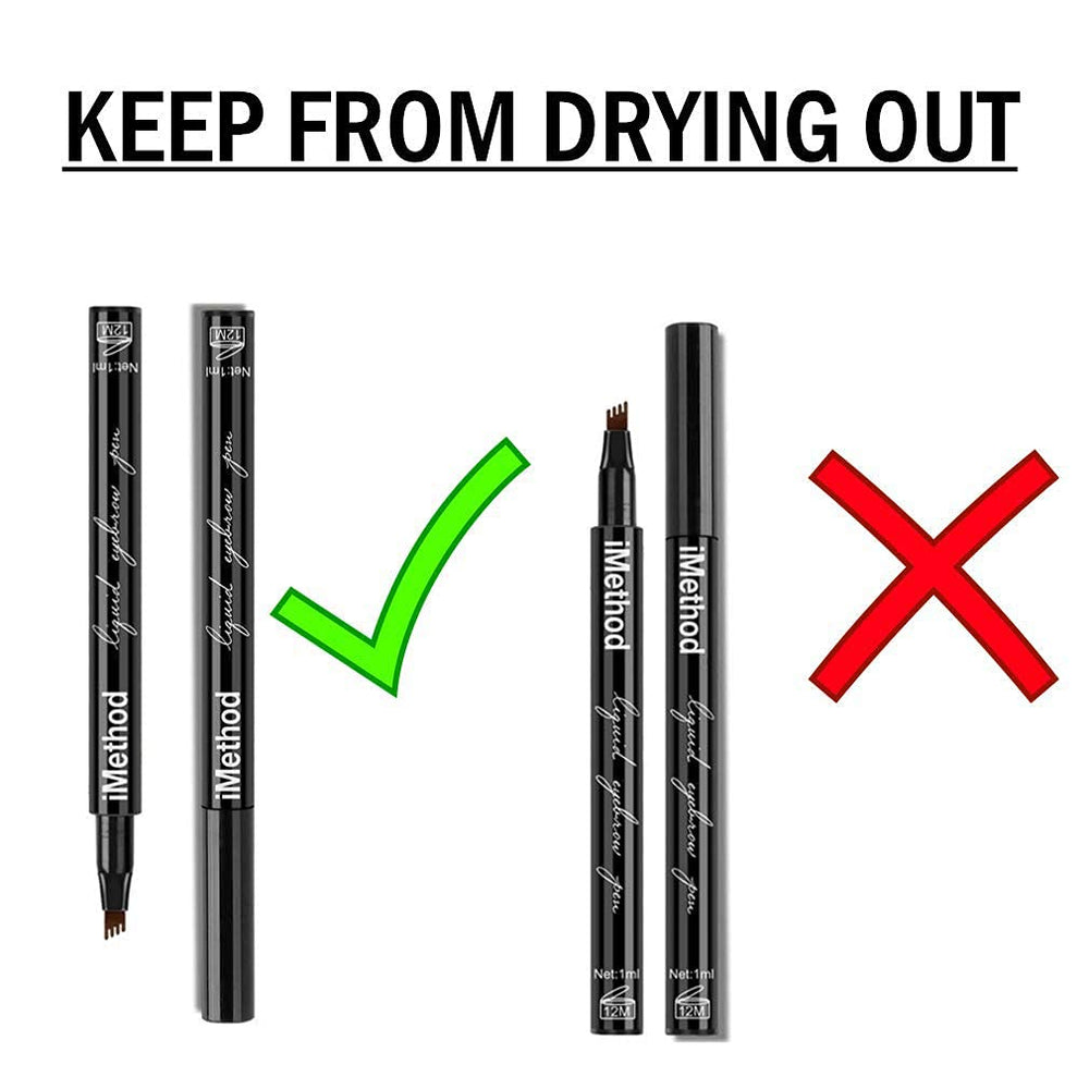 iMethod Eyebrow Pen waterproof action resisting moisture during workouts