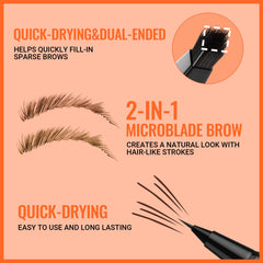 iMethod Eyebrow Pen waterproof sweatproof formula for all-day wear
