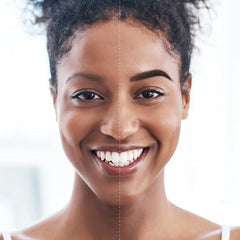 iMethod eyebrow stamp application close-up for fast, mess-free brow shaping