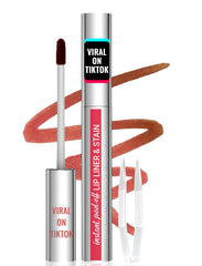 iMethod Lip Stain Cocoa application shows bold color with long-lasting wear and ease of use