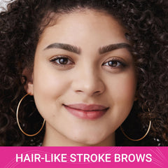 iMethod Microblading Eyebrow Pen dark brown shade swatch for deep hair tones.