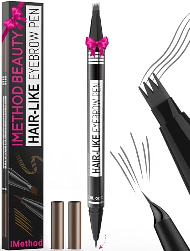 iMethod Microblading Eyebrow Pen dual-ended tip creates natural hair-like strokes