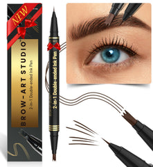 iMethod Microblading Eyebrow Pencil dual-ended setup close-up showing precise strokes for natural brows.